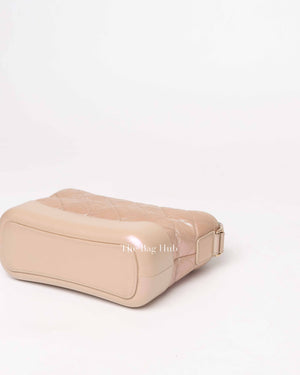 Chanel Iridescent Beige Aged Calfskin Small Gabrielle Bag