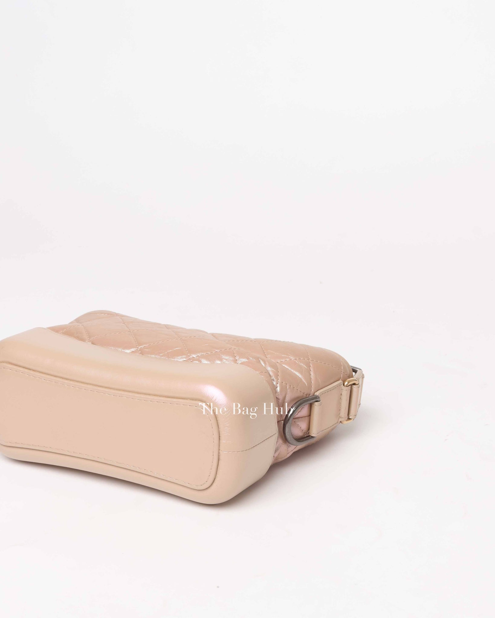 Chanel Iridescent Beige Aged Calfskin Small Gabrielle Bag