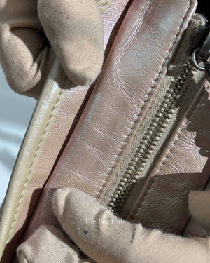 Chanel Iridescent Beige Aged Calfskin Small Gabrielle Bag