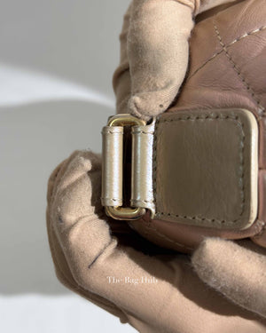 Chanel Iridescent Beige Aged Calfskin Small Gabrielle Bag