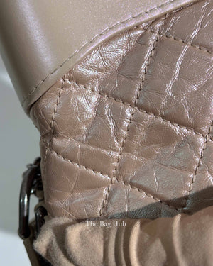 Chanel Iridescent Beige Aged Calfskin Small Gabrielle Bag