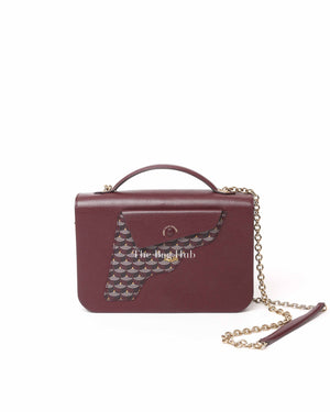 Faure Le Page Maroon Leather Calibre 27 Bag