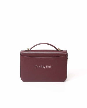 Faure Le Page Maroon Leather Calibre 27 Bag