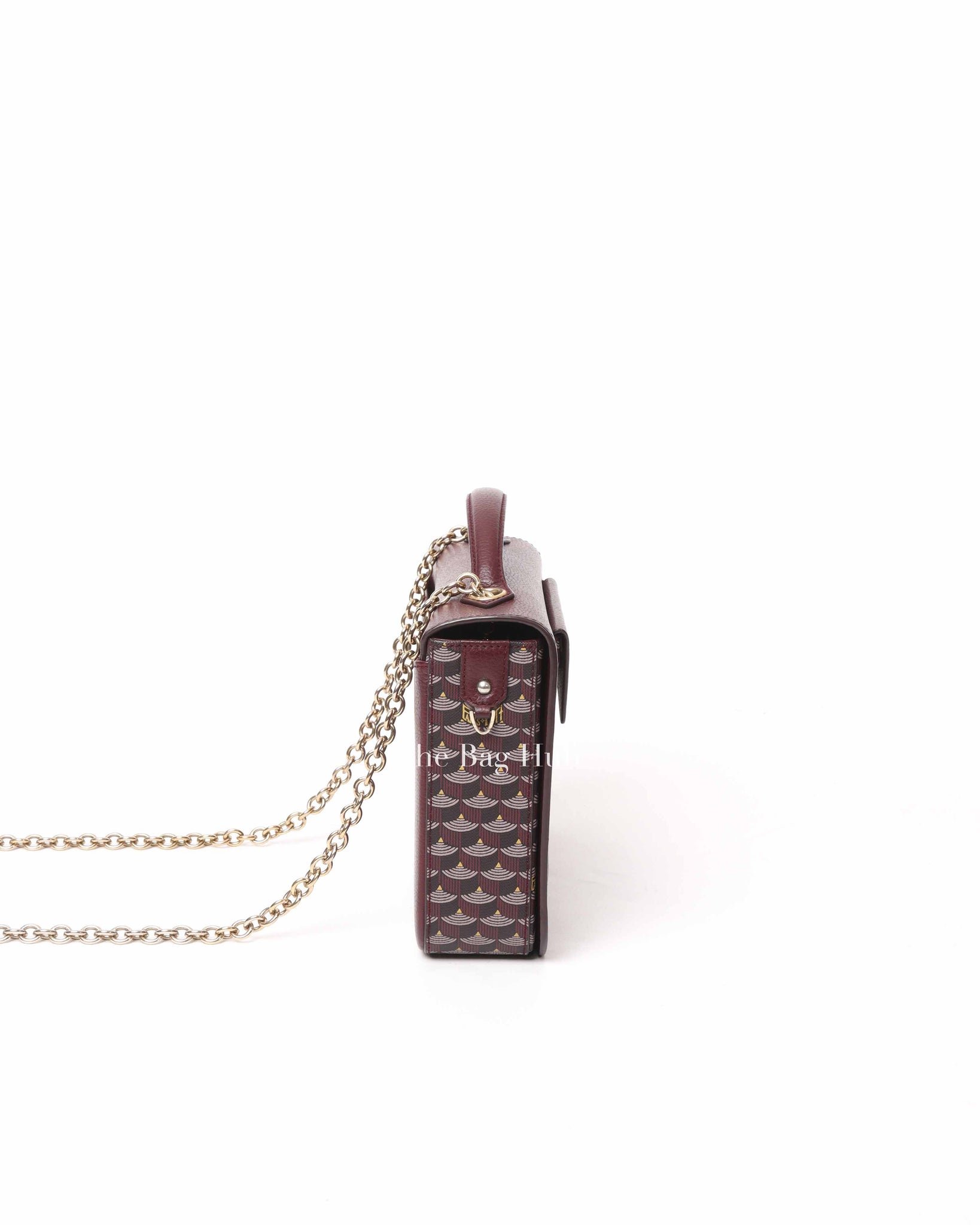 Faure Le Page Maroon Leather Calibre 27 Bag