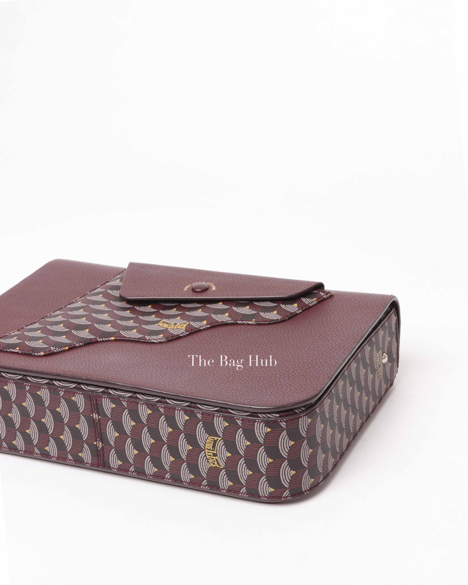 Faure Le Page Maroon Leather Calibre 27 Bag