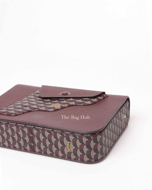 Faure Le Page Maroon Leather Calibre 27 Bag