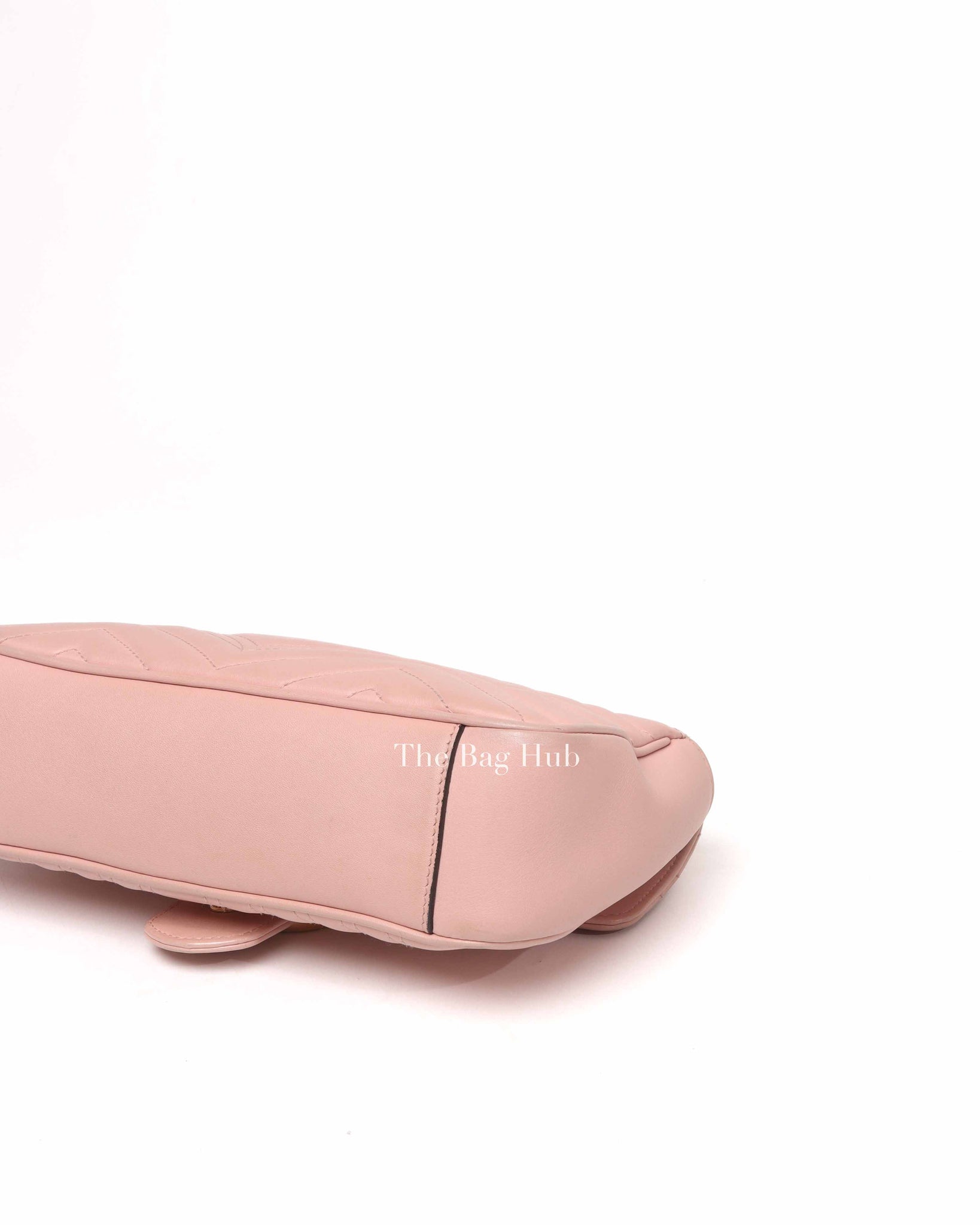 Gucci Pink GG Marmont Matelasse Small Shoulder Bag