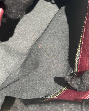 Faure Le Page Maroon Leather Calibre 27 Bag