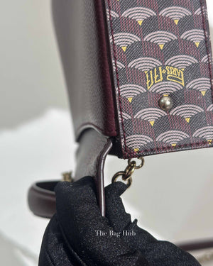 Faure Le Page Maroon Leather Calibre 27 Bag