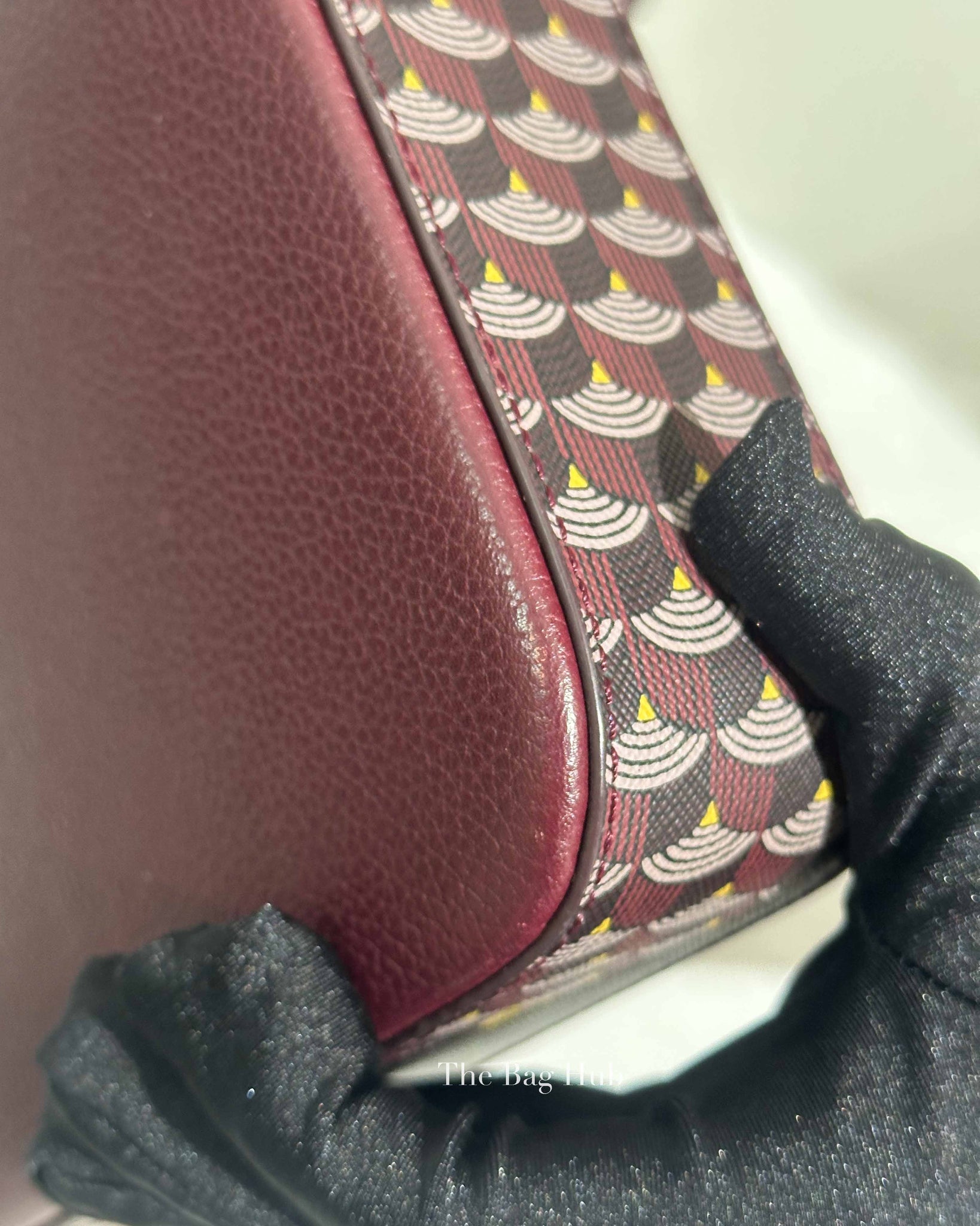 Faure Le Page Maroon Leather Calibre 27 Bag | Designer Brand