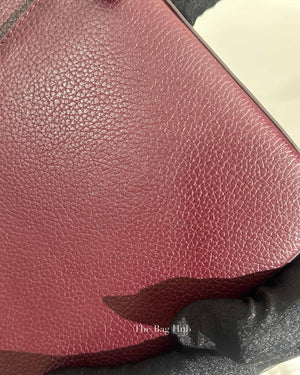Faure Le Page Maroon Leather Calibre 27 Bag