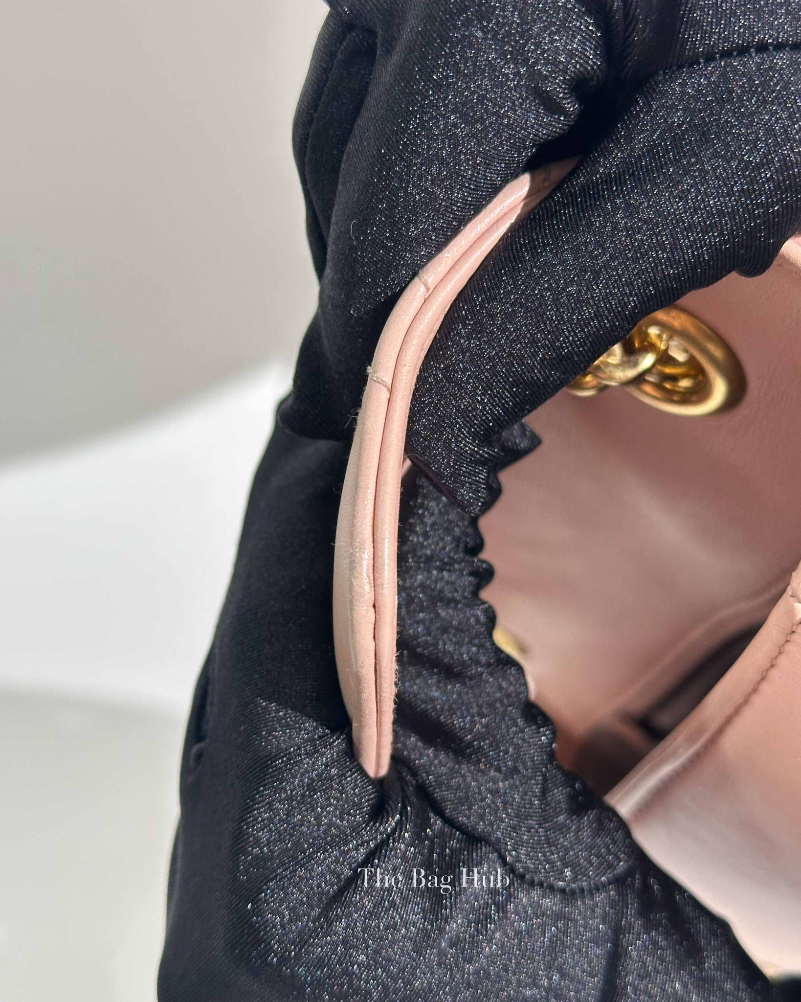 Gucci Pink GG Marmont Matelasse Small Shoulder Bag