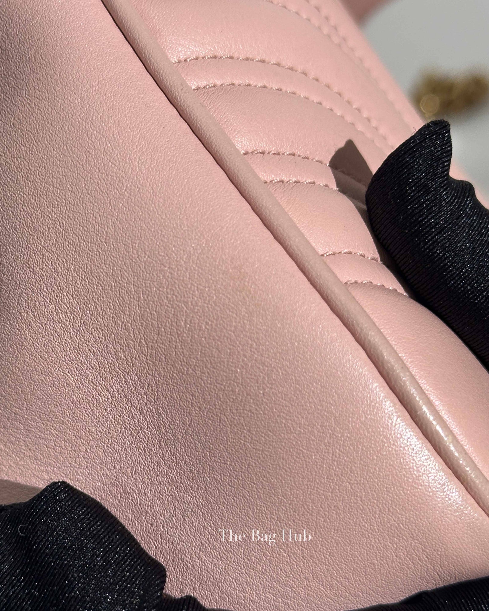 Gucci Pink GG Marmont Matelasse Small Shoulder Bag