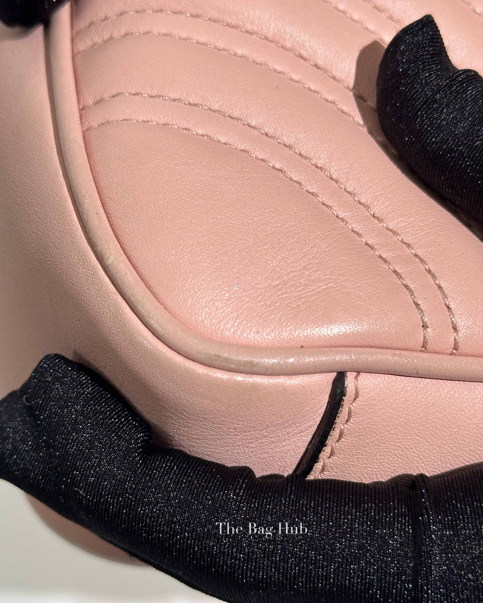 Gucci Pink GG Marmont Matelasse Small Shoulder Bag