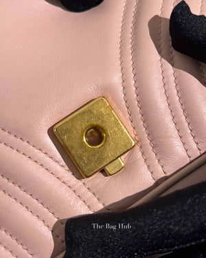 Gucci Pink GG Marmont Matelasse Small Shoulder Bag