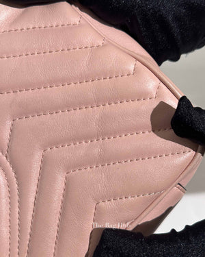 Gucci Pink GG Marmont Matelasse Small Shoulder Bag