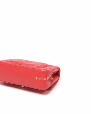 Chanel Coral Lambskin Mini Classic Rectangular Bag GHW