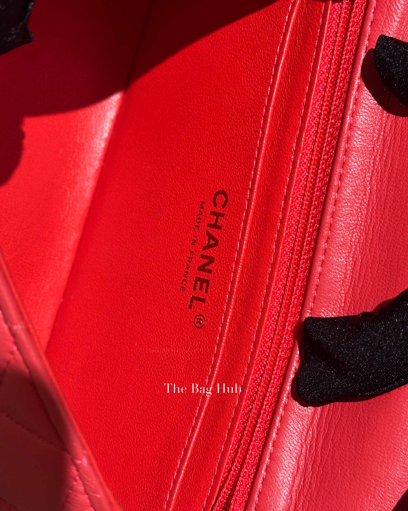 Chanel Coral Lambskin Mini Classic Rectangular Bag GHW