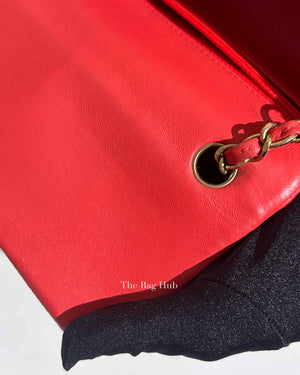 Chanel Coral Lambskin Mini Classic Rectangular Bag GHW