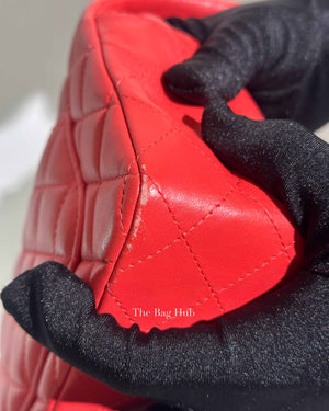 Chanel Coral Lambskin Mini Classic Rectangular Bag GHW