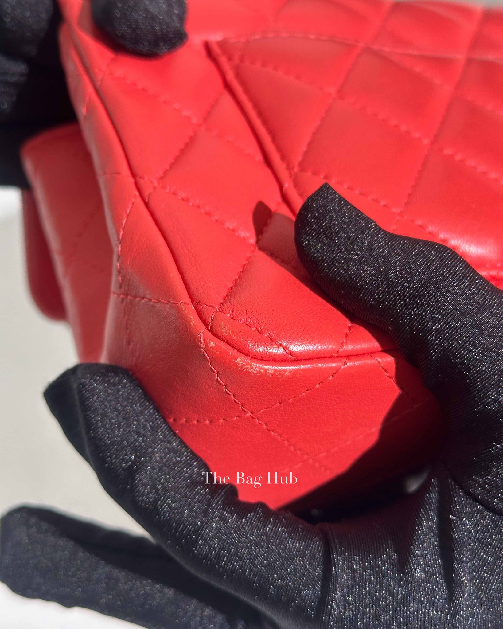 Chanel Coral Lambskin Mini Classic Rectangular Bag GHW