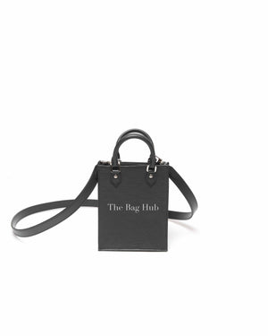 Louis Vuitton Black Epi Leather Petite Sac Plat Tote Bag