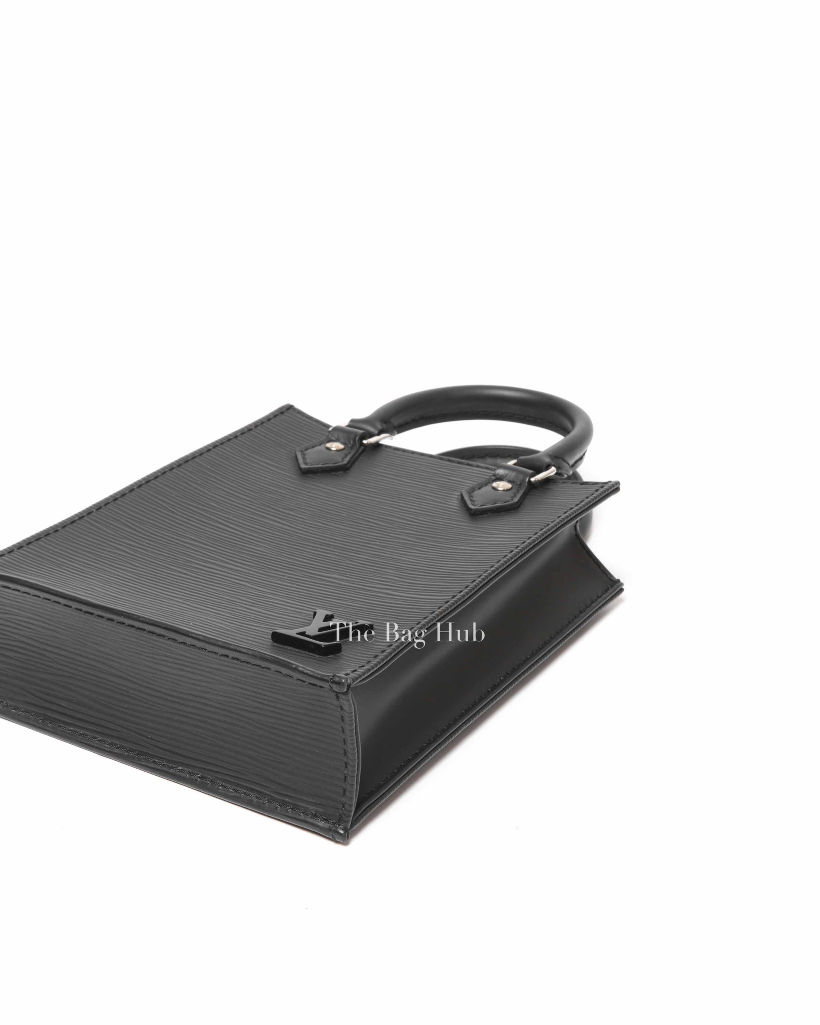 Louis Vuitton Black Epi Leather Petite Sac Plat Tote Bag