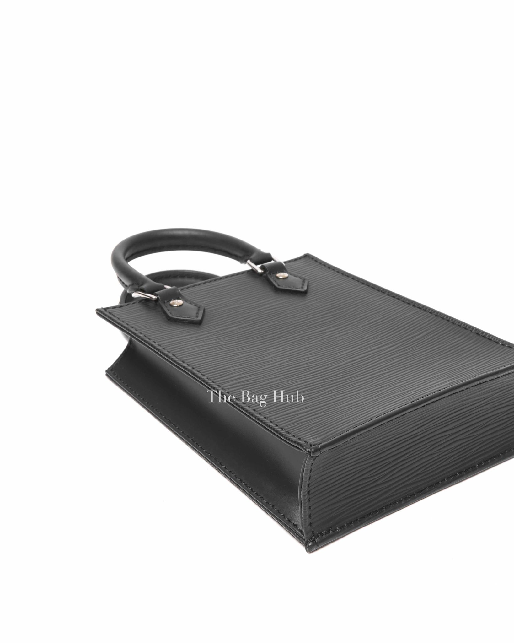 Louis Vuitton Black Epi Leather Petite Sac Plat Tote Bag