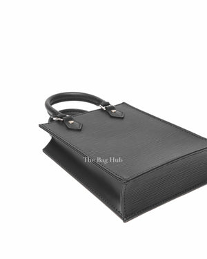 Louis Vuitton Black Epi Leather Petite Sac Plat Tote Bag