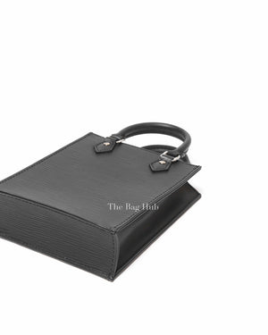 Louis Vuitton Black Epi Leather Petite Sac Plat Tote Bag