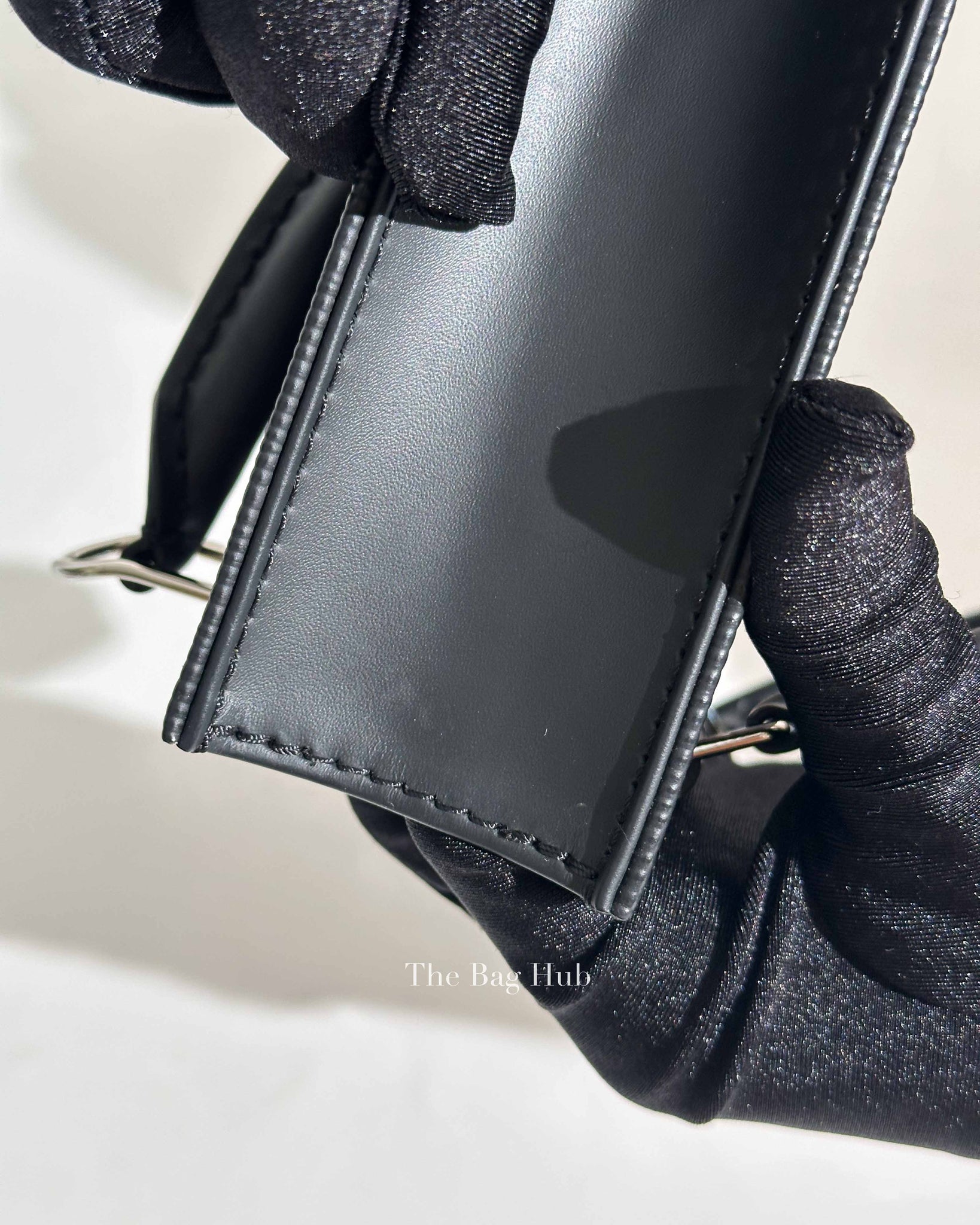 Louis Vuitton Black Epi Leather Petite Sac Plat Tote Bag