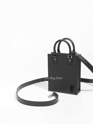 Louis Vuitton Black Epi Leather Petite Sac Plat Tote Bag