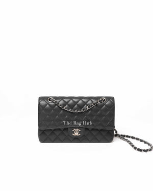 Chanel Black Caviar Medium Classic Double Flap Bag SHW
