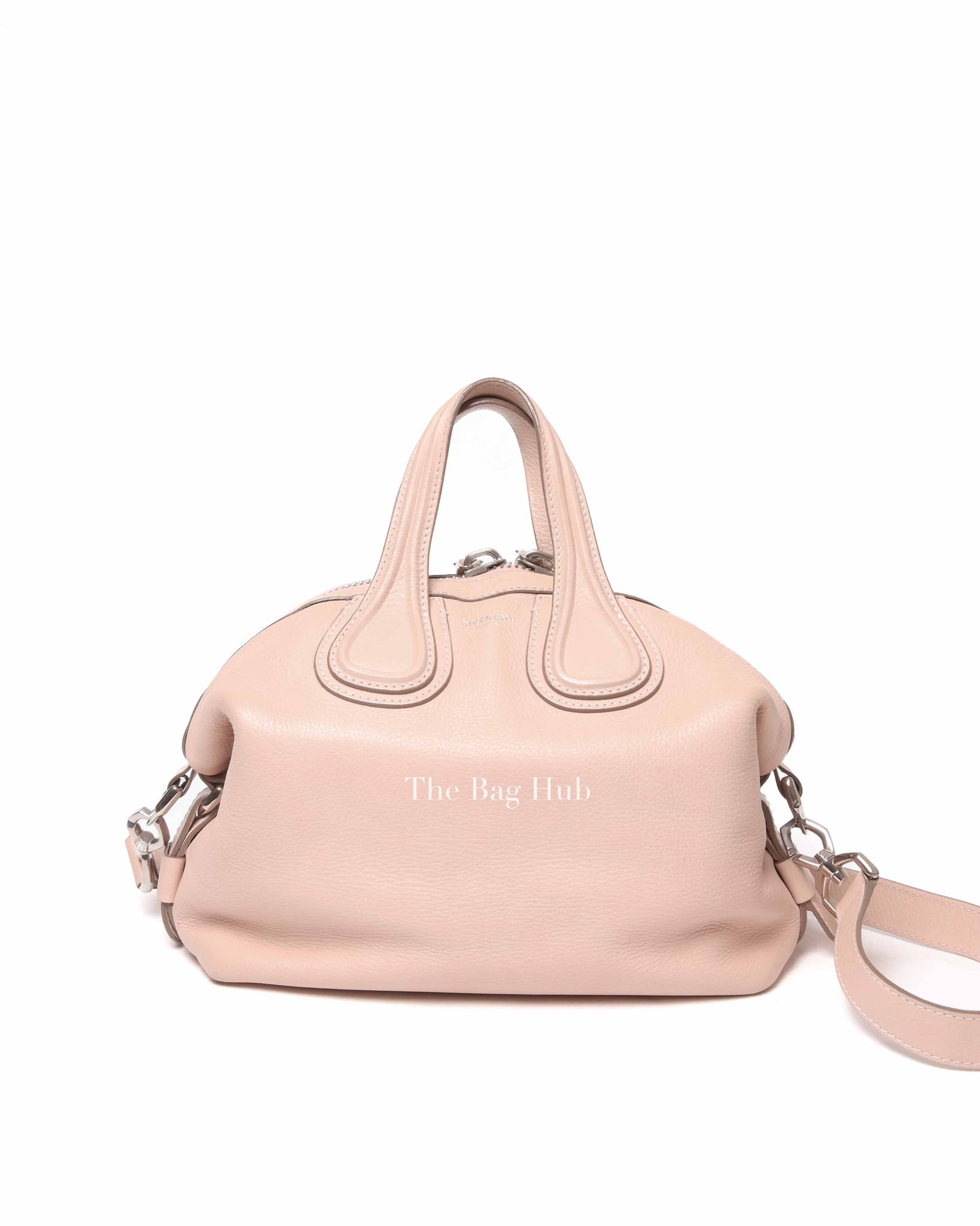 Givenchy Nude Pink Grained Leather Nightingale Satchel Small Bag