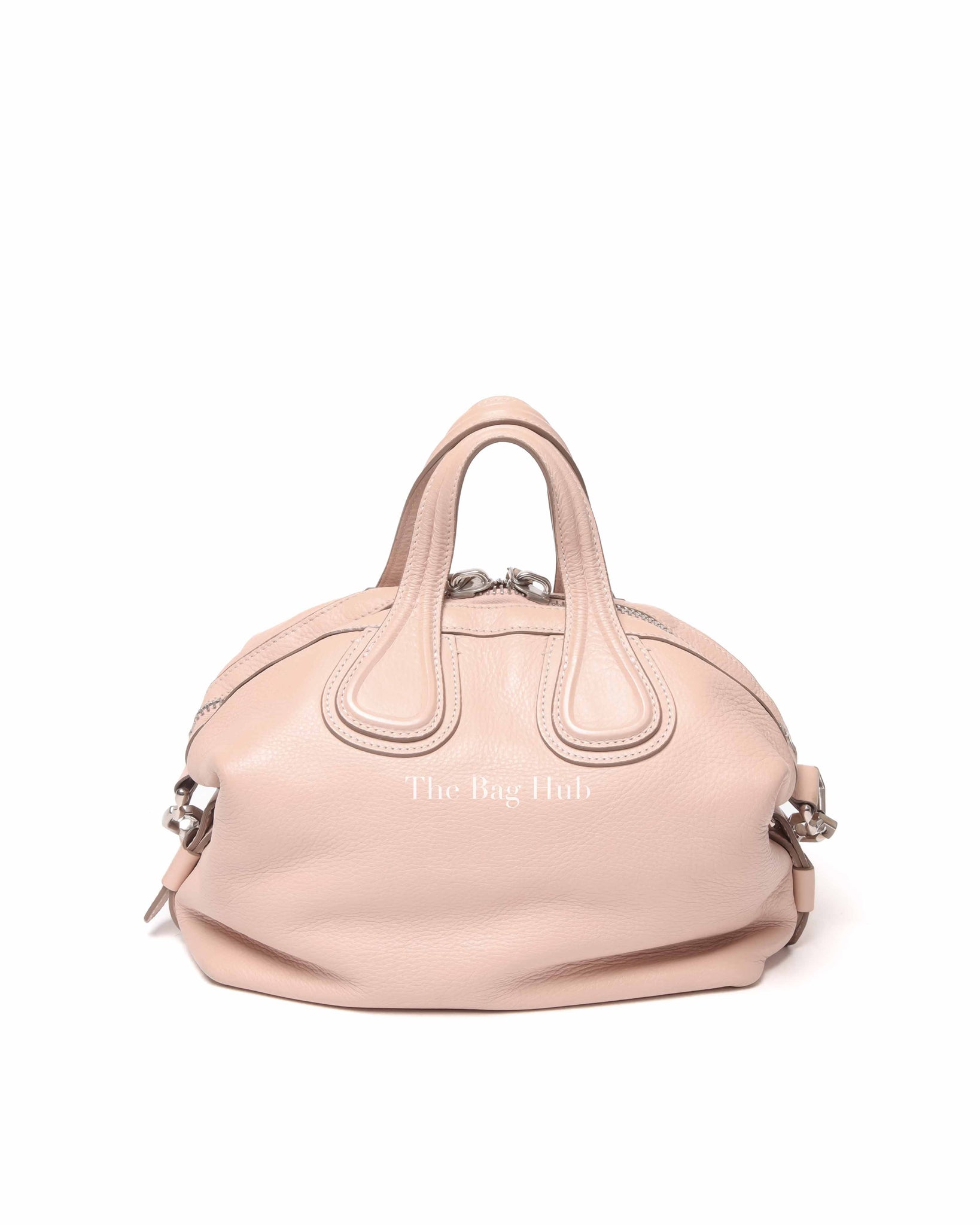 Givenchy Nude Pink Grained Leather Nightingale Satchel Small Bag