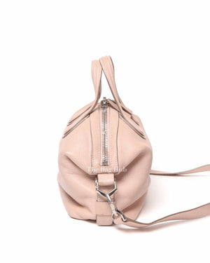 Givenchy Nude Pink Grained Leather Nightingale Satchel Small Bag