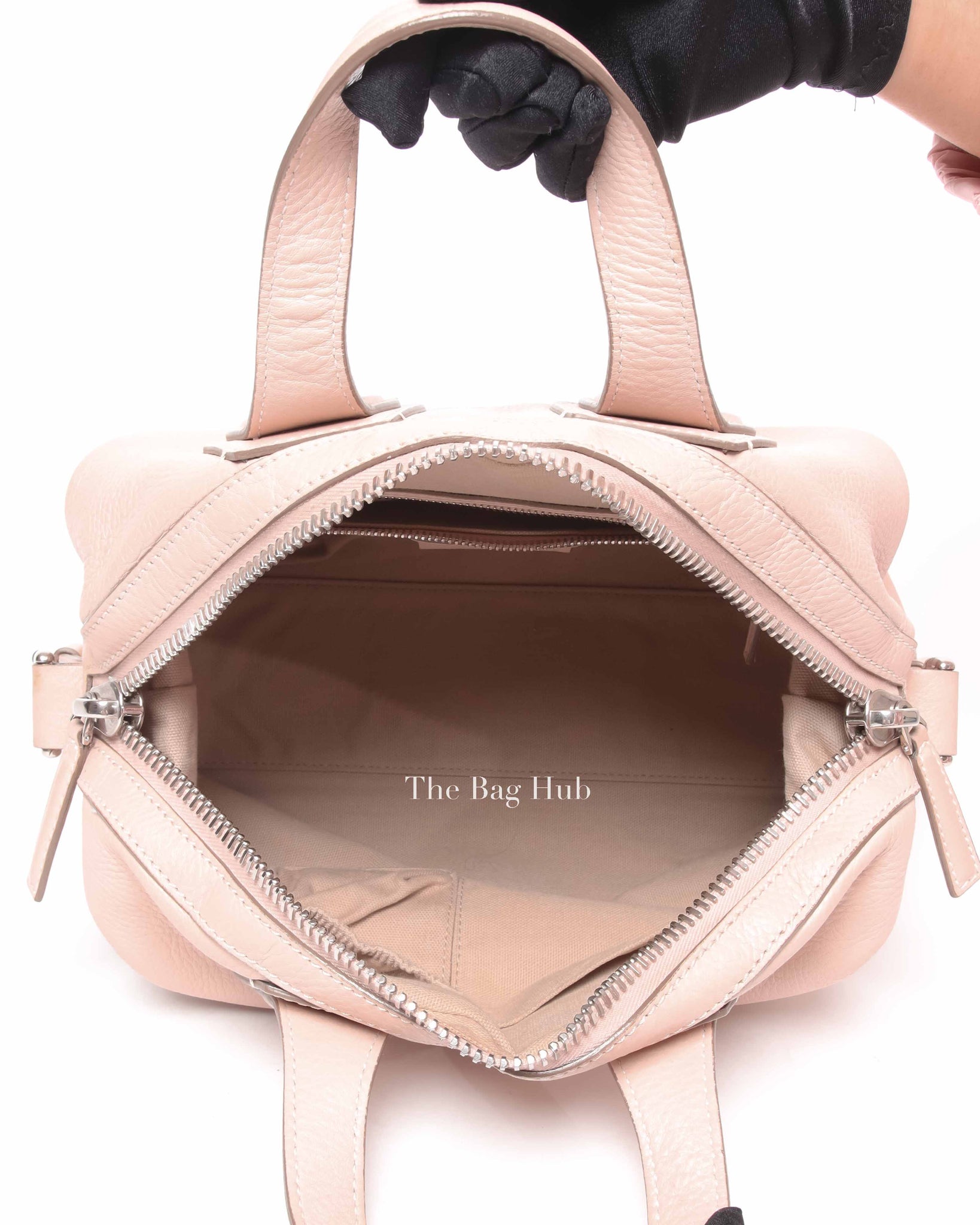 Givenchy Nude Pink Grained Leather Nightingale Satchel Small Bag