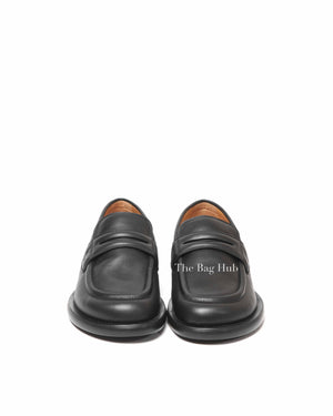 Louis Vuitton Black Leather Dandy Loafer Men's Size 8