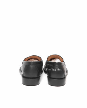 Louis Vuitton Black Leather Dandy Loafer Men's Size 8