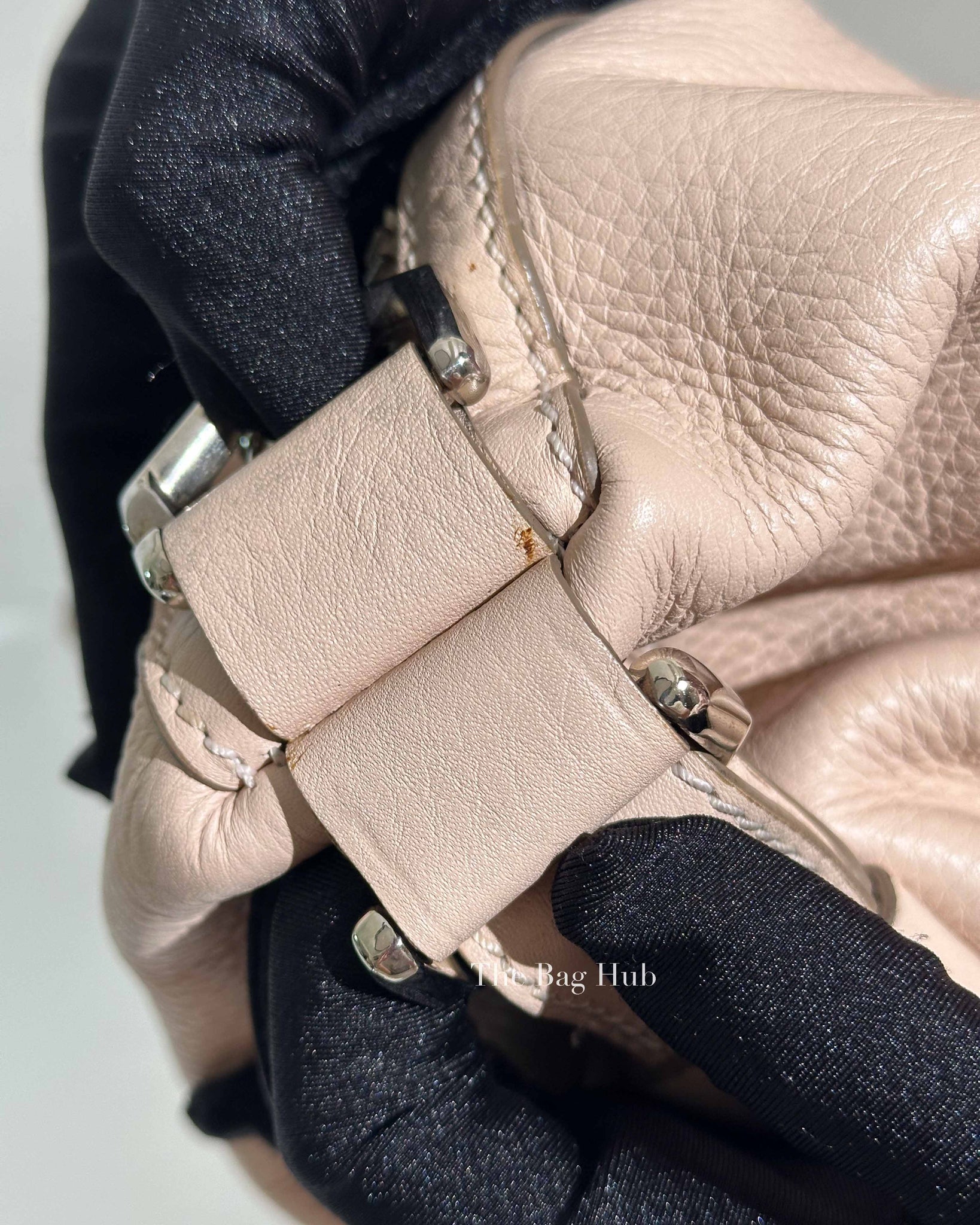 Givenchy Nude Pink Grained Leather Nightingale Satchel Small Bag