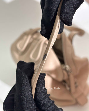Givenchy Nude Pink Grained Leather Nightingale Satchel Small Bag