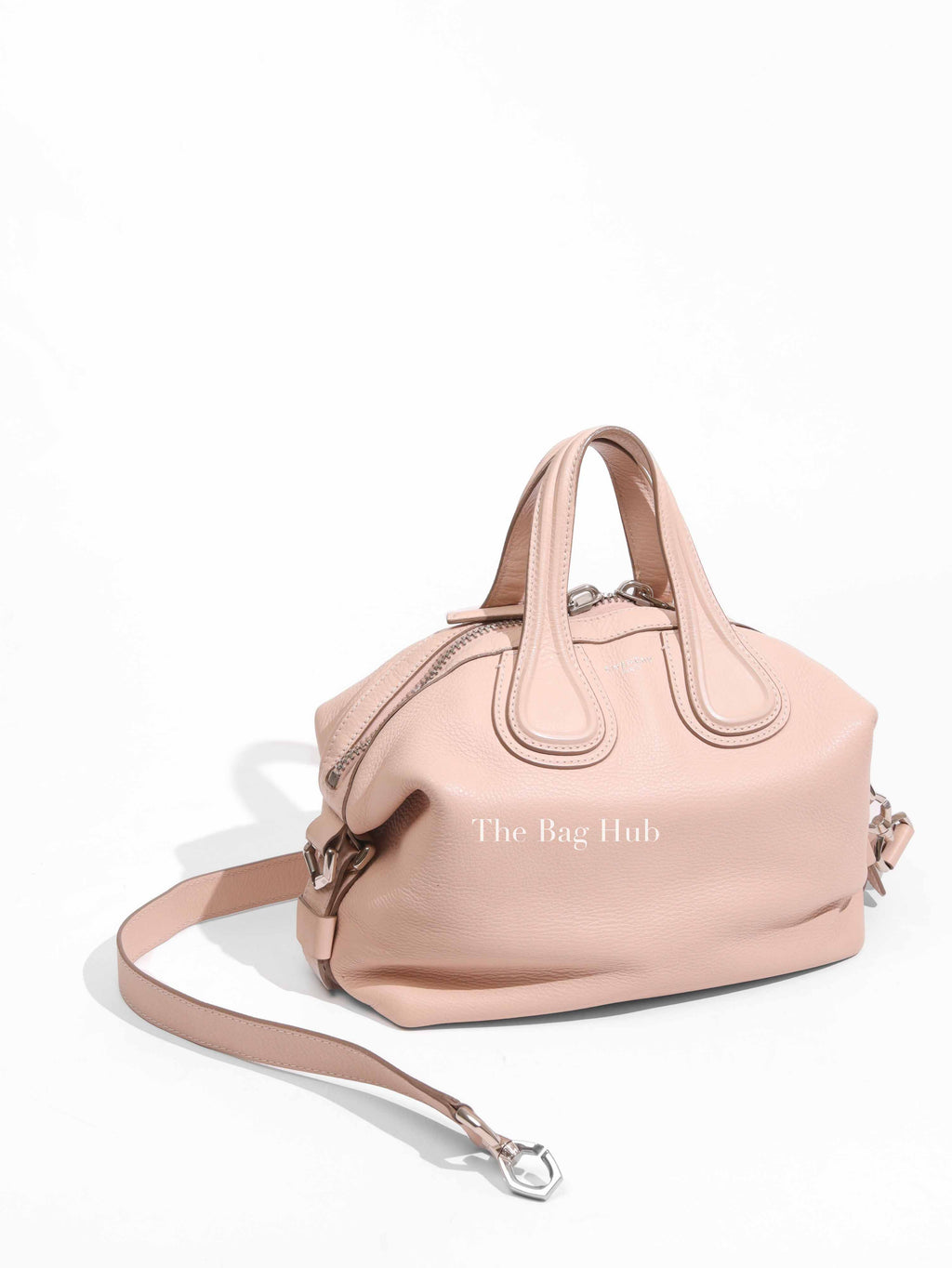 Givenchy Nude Pink Grained Leather Nightingale Satchel Small Bag
