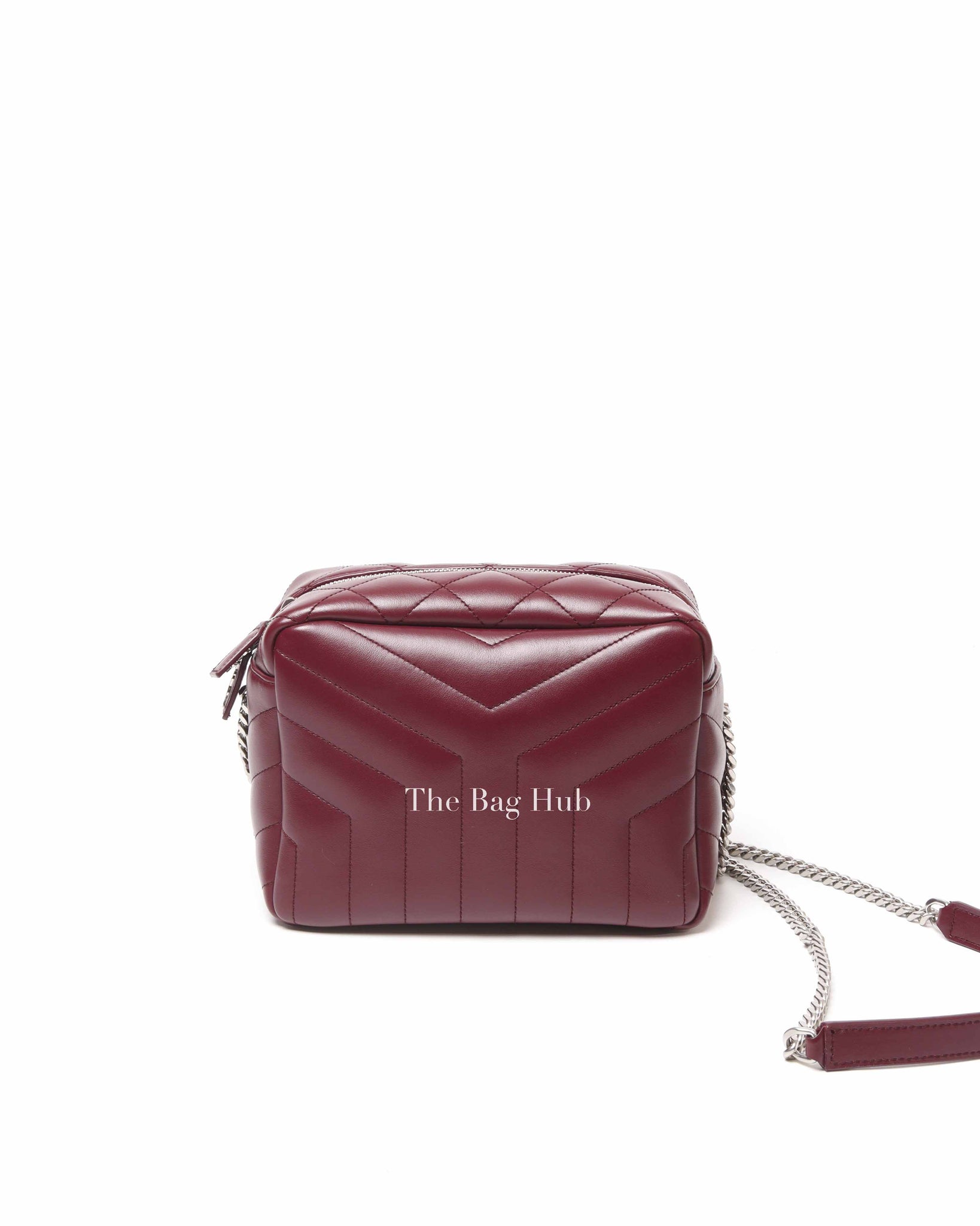 Saint Laurent Rouge Small Loulou Bowling Bag Designer Brand Authentic Saint Laurent The Bag Hub