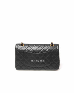 Chanel Vintage Black Caviar Leather Classic Medium Flap Bag 24K GHW