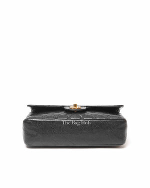 Chanel Vintage Black Caviar Leather Classic Medium Flap Bag 24K GHW