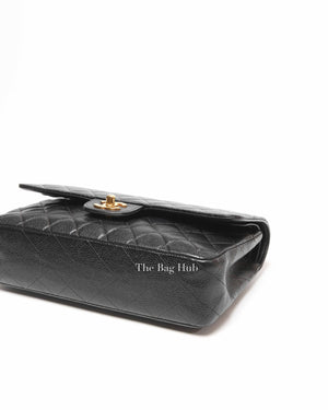 Chanel Vintage Black Caviar Leather Classic Medium Flap Bag 24K GHW