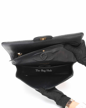 Chanel Vintage Black Caviar Leather Classic Medium Flap Bag 24K GHW