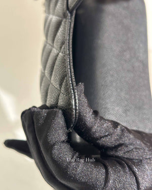 Chanel Black Caviar Small Double Flap Bag SHW
