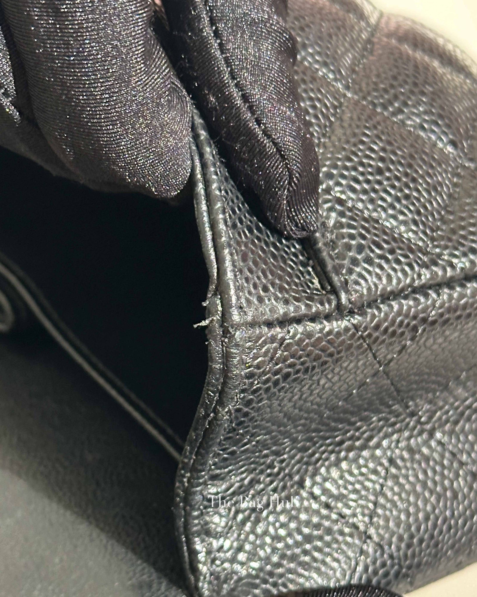 Chanel Black Caviar Small Double Flap Bag SHW