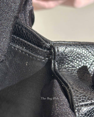 Chanel Black Caviar Small Double Flap Bag SHW